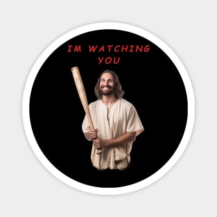 Jesus watching you Magnet